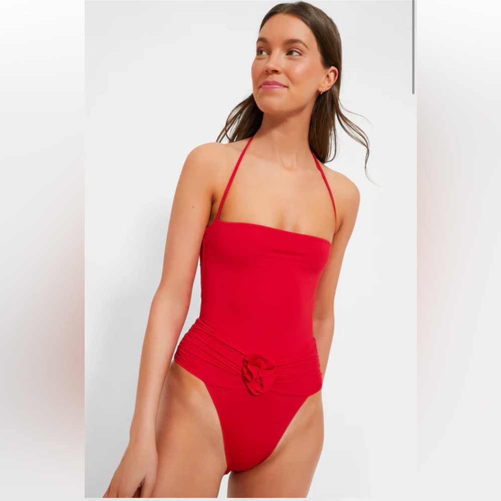 NWT Maygel Coronel Red Arcadia One Piece